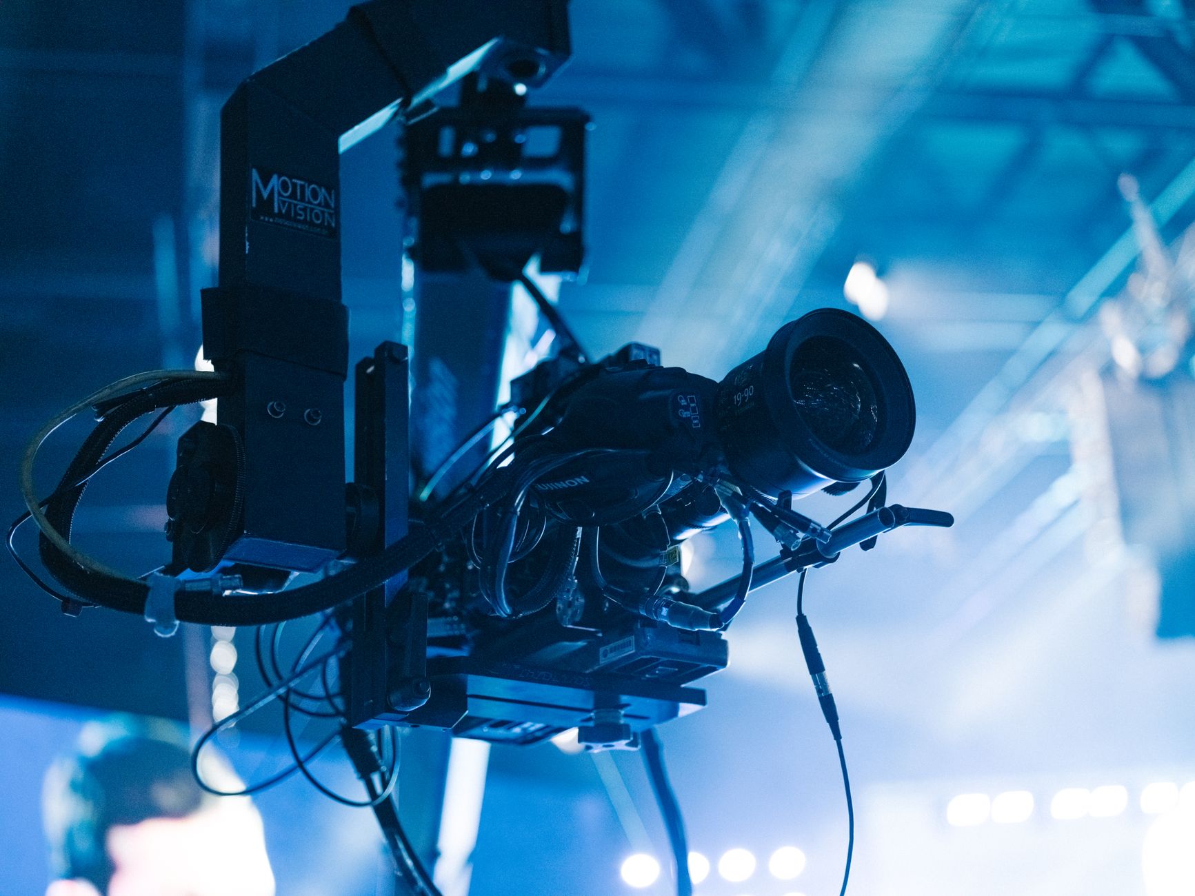 Television studio setup
